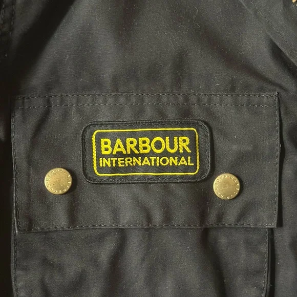 Barbour International Original Waxed Cotton Jacket M - Picture 14 of 15